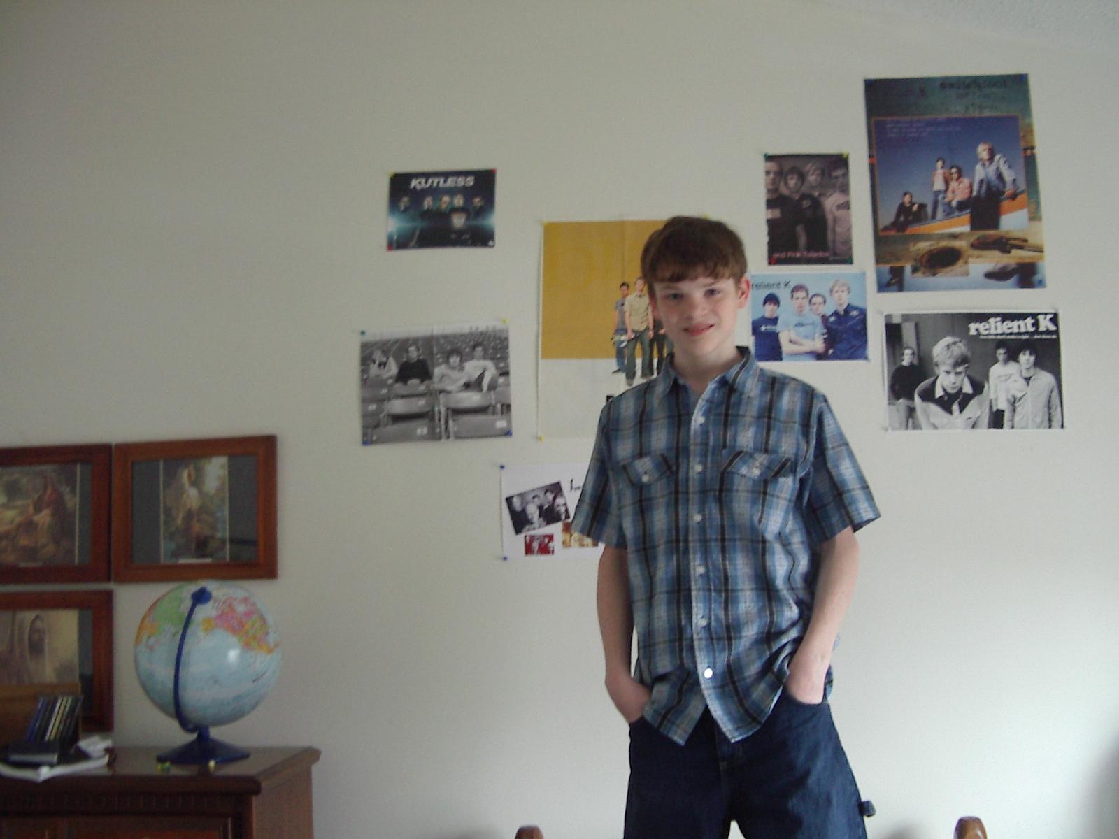 Scott with some of his posters